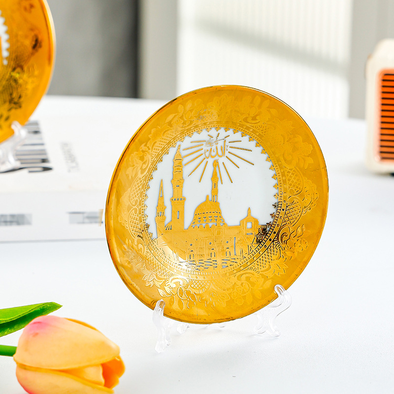 Ceramic hanging plate living room decorative plate 17