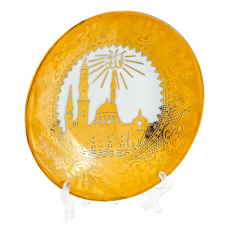 Ceramic hanging plate living room decorative plate 17