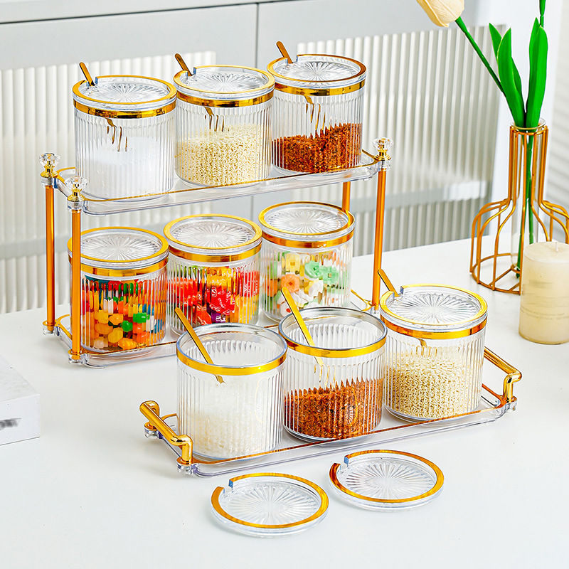 High-value seasoning box set with storage rack 29