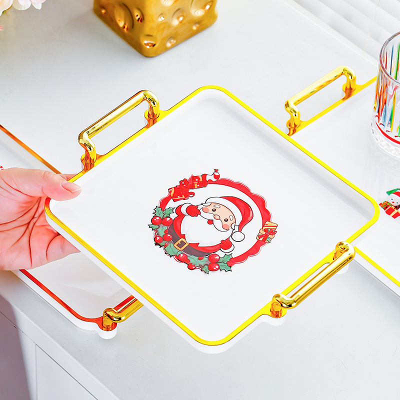 Household tray storage jar tray bread breakfast tray 9