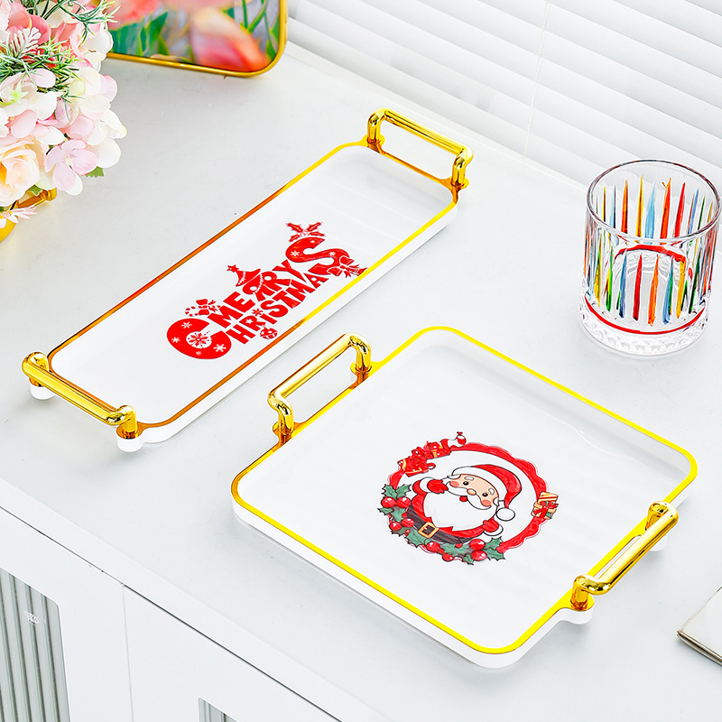 Household tray storage jar tray bread breakfast tray 9