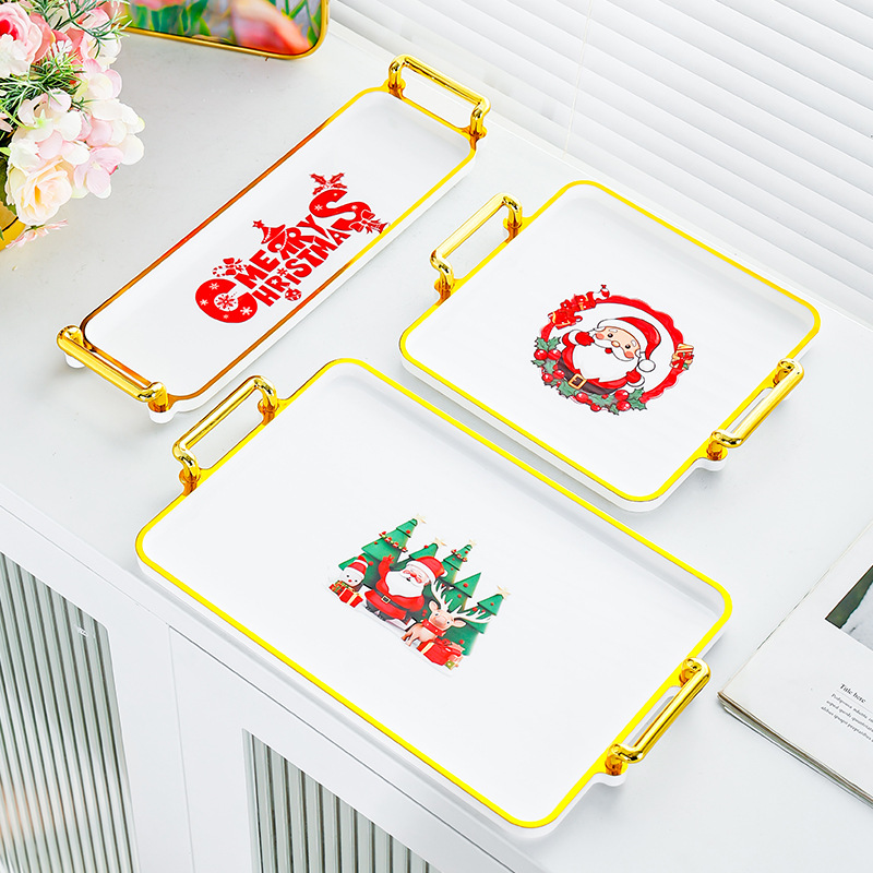 Household tray storage jar tray bread breakfast tray 9