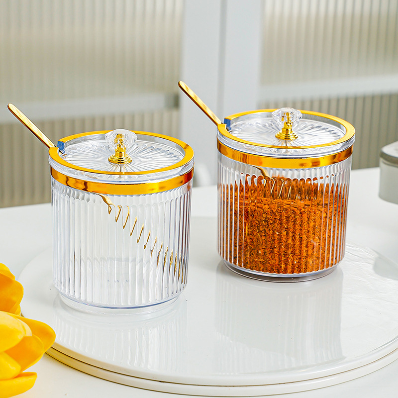 Kitchen storage box seasoning bottle MSG salt jar 30