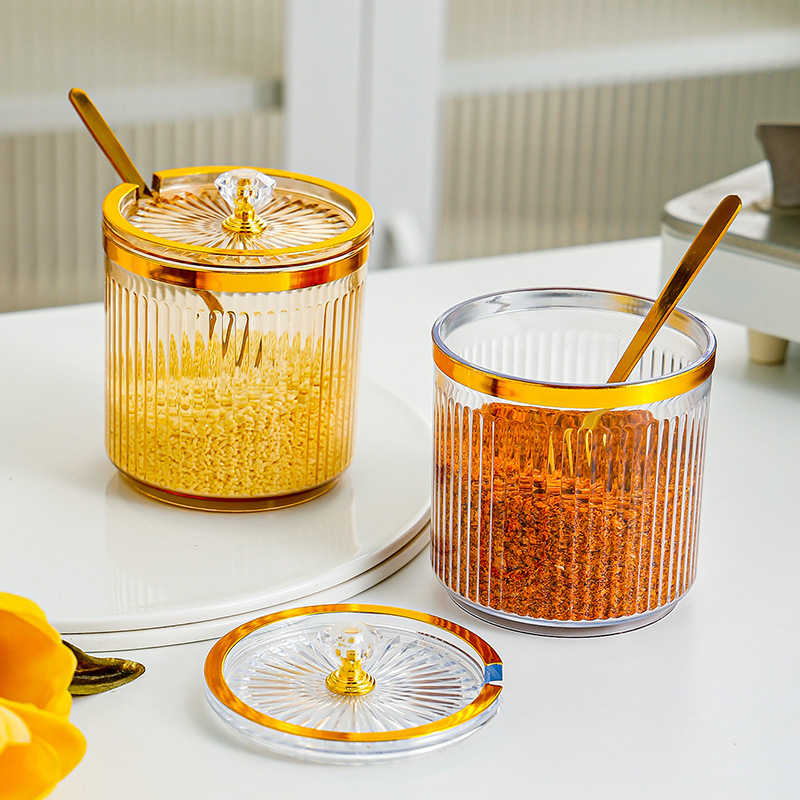 Kitchen storage box seasoning bottle MSG salt jar 30