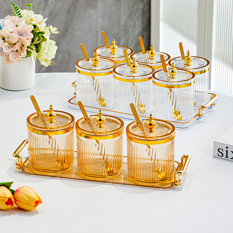 Kitchen sugar salt shaker MSG set 22 01