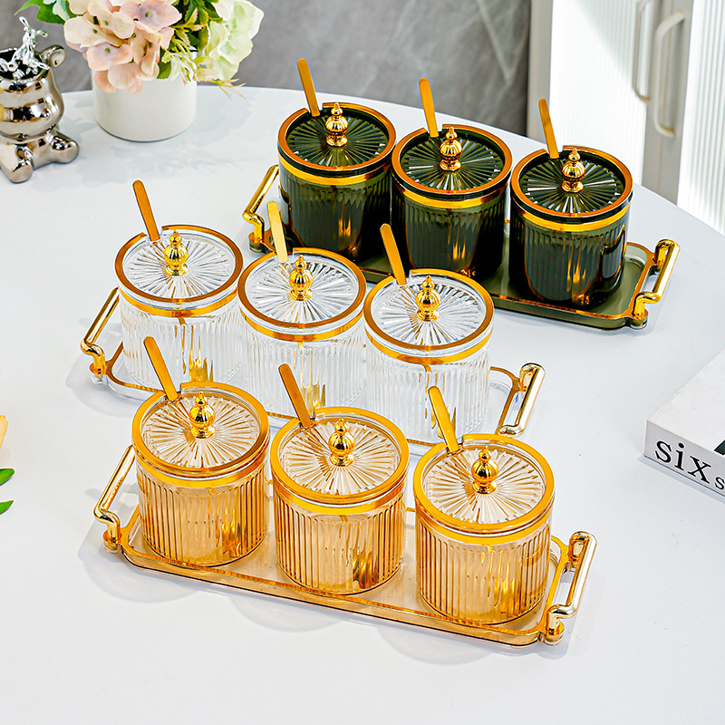 Kitchen sugar salt shaker MSG set 22