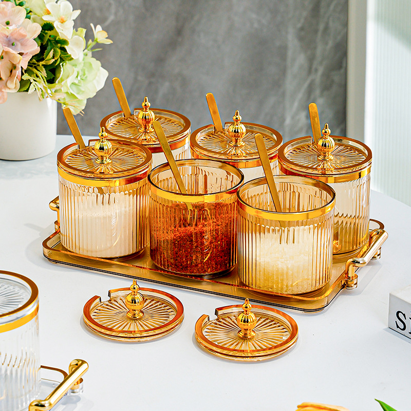 Kitchen sugar salt shaker MSG set 22 02