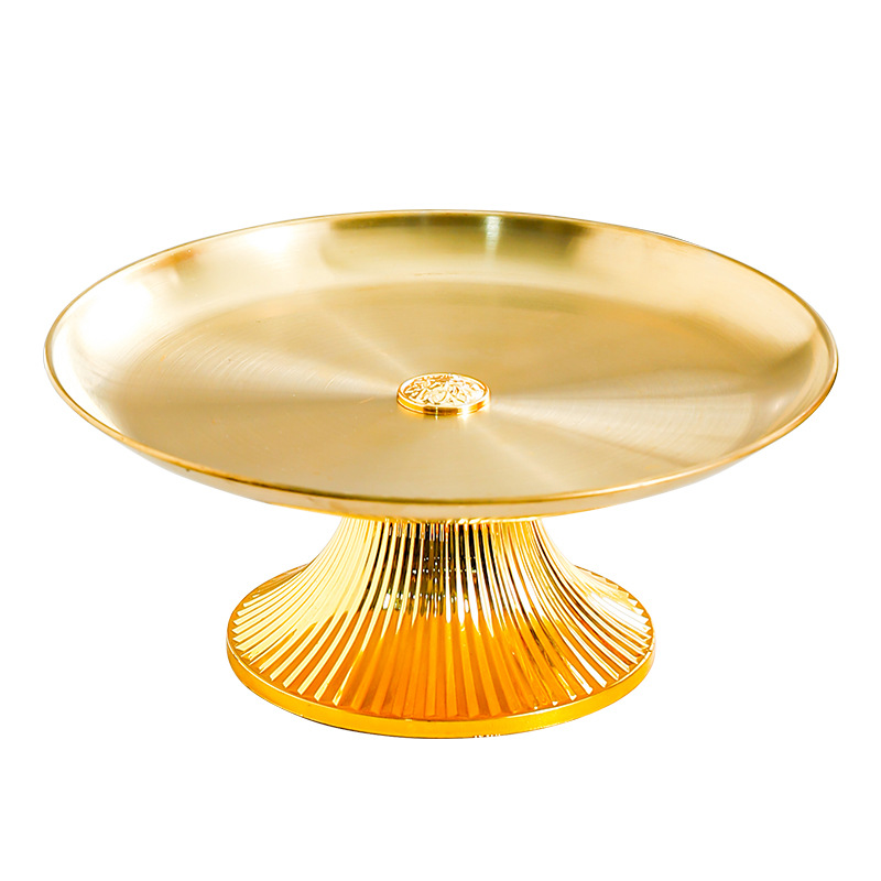 Light luxury cake dessert display tray 7