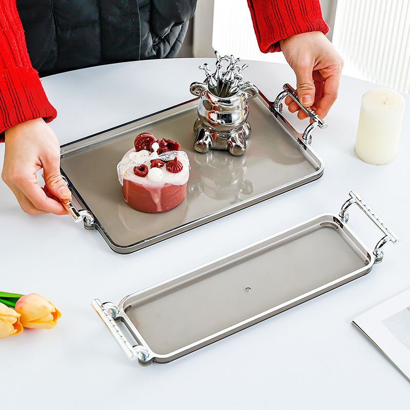 Rectangular large fruit snack storage tray 5