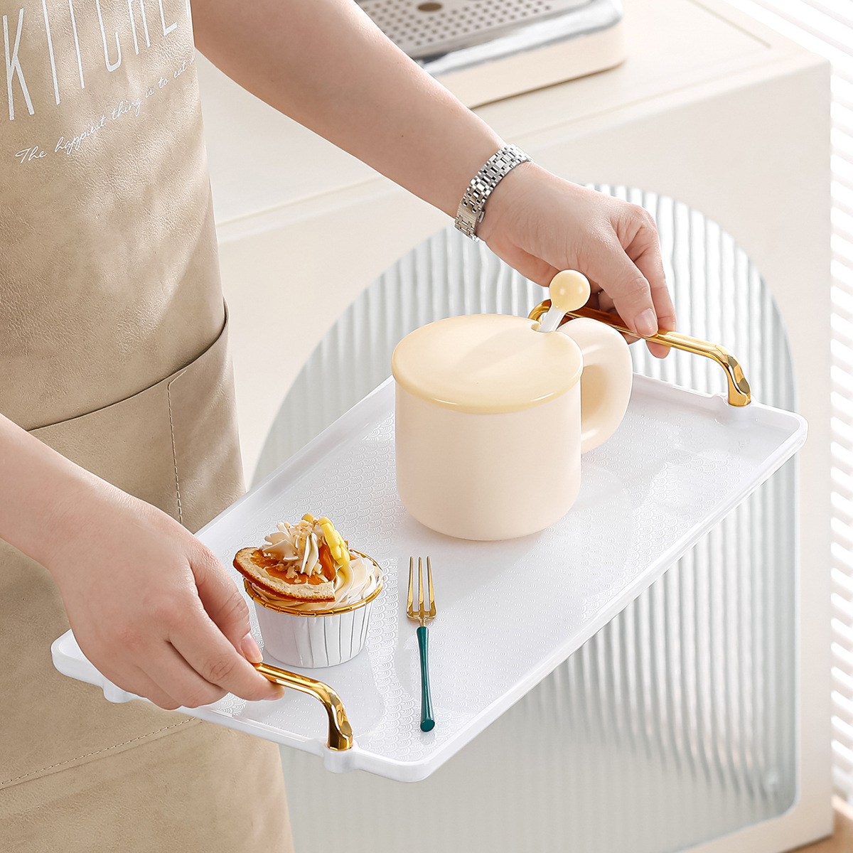 Tea set teacup tray storage rack dessert rack 18