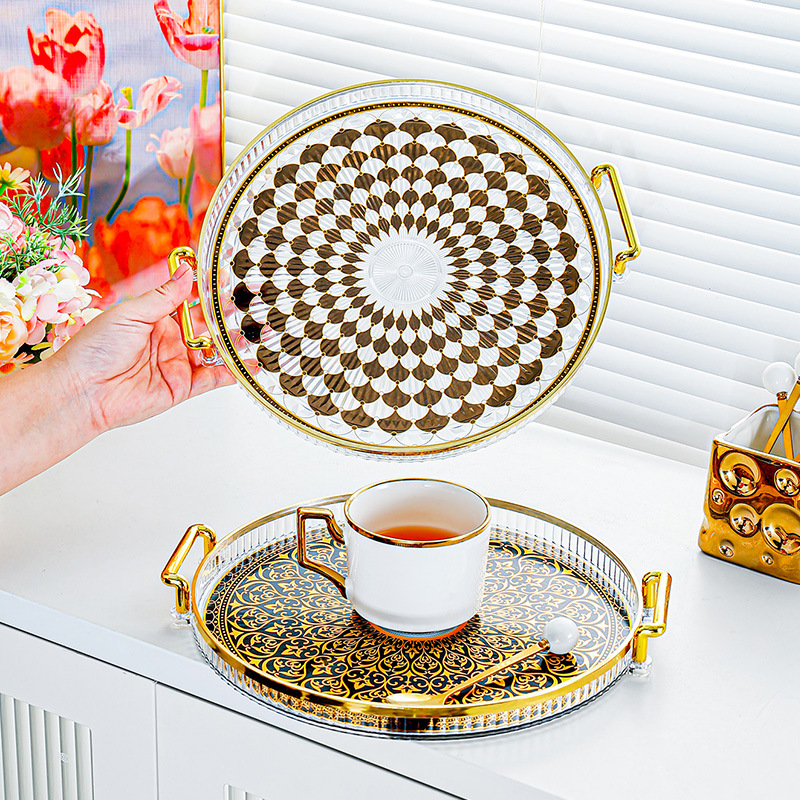 Tray household teacup living room tea storage tray 14 02