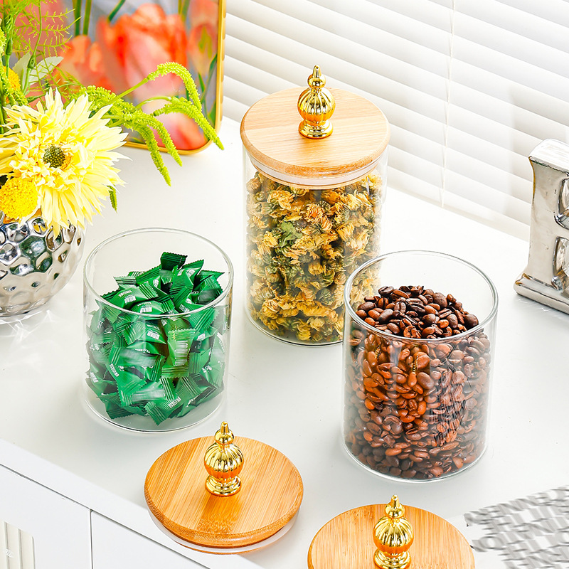 Glass sealed jar food grade grain storage jar 42