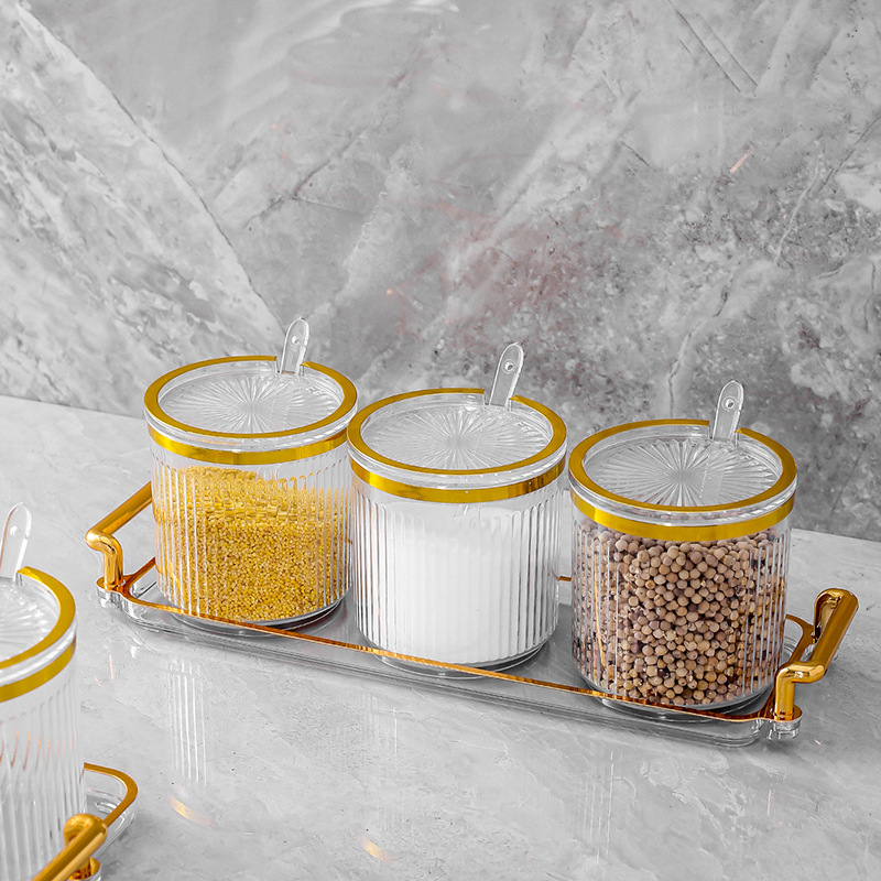 Seasoning box kitchen household seasoning jar 34