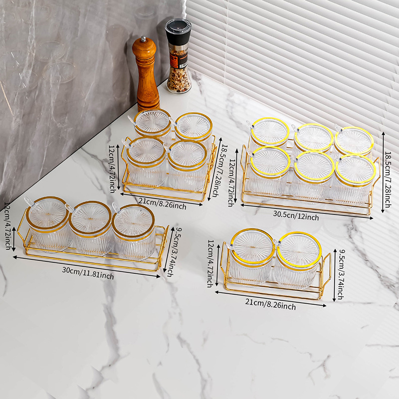 Seasoning jar set storage seasoning box 33