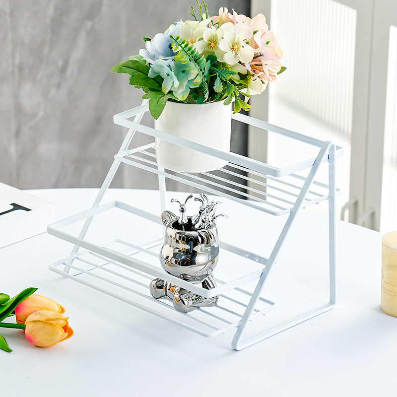 Bedroom dressing table cosmetics storage rack 52