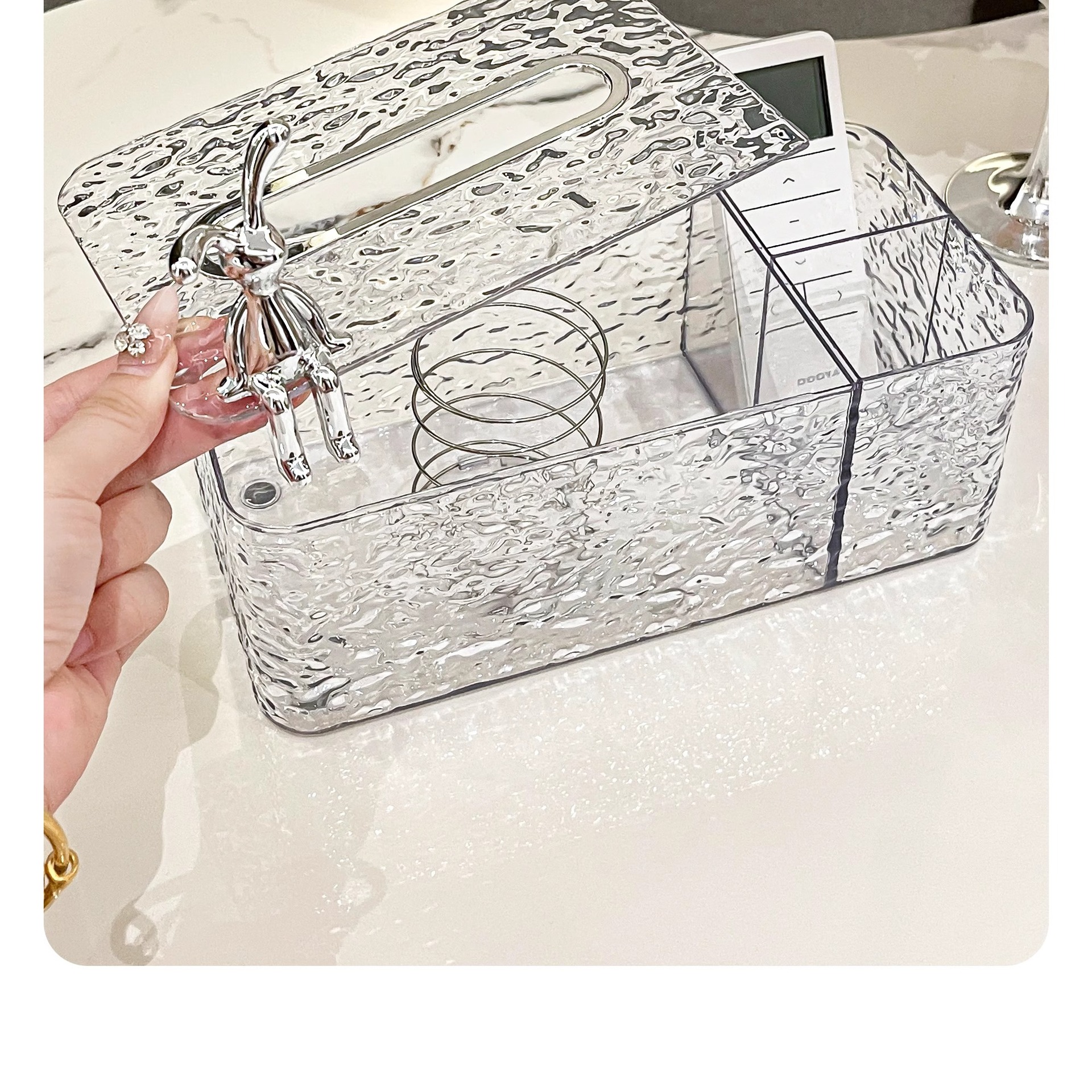 Coffee table remote control storage box paper box 58